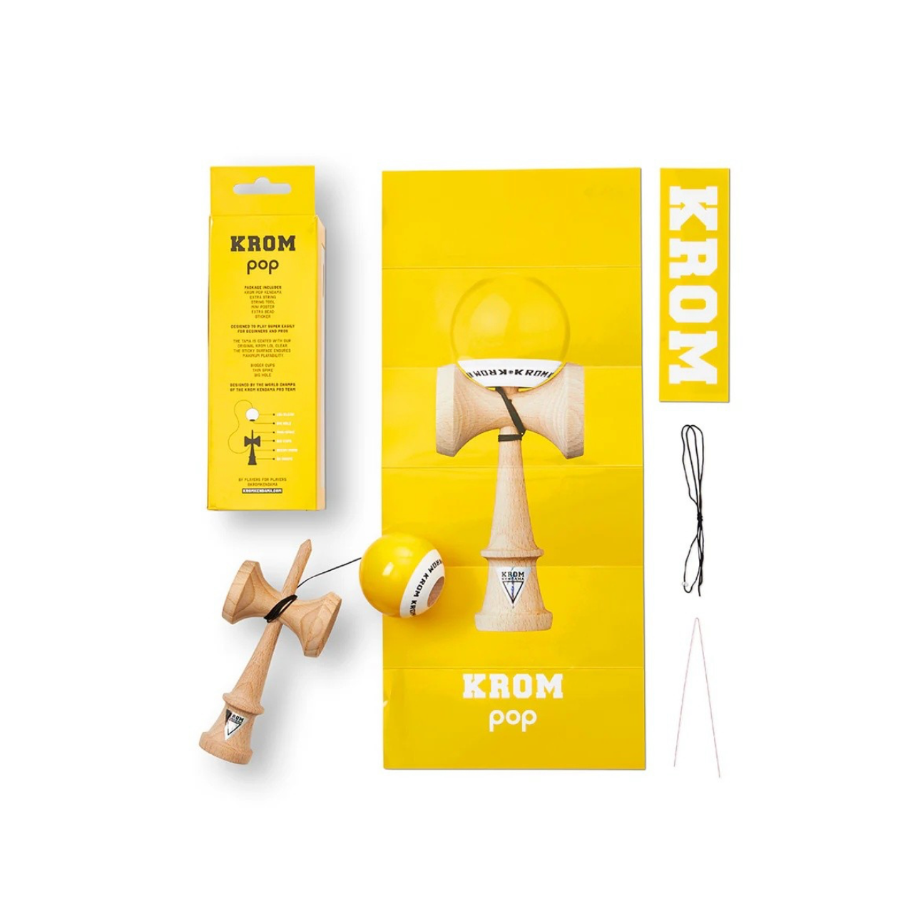 KROM KENDAMA KROM POP LOL YELLOW