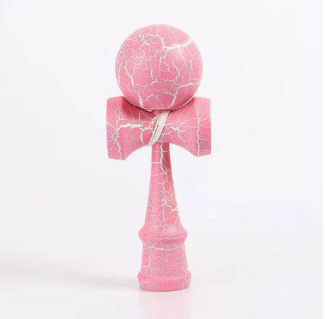 Kendama Pink & White Blossom – Eleganță și Grație în Jocul Tău