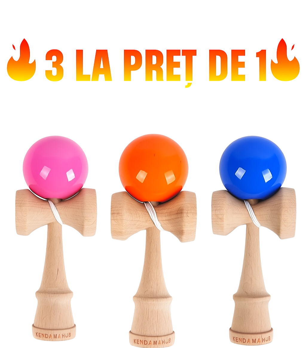🔥 KendamaHub – Set 3 Kendame la Preț de 1! 🔥