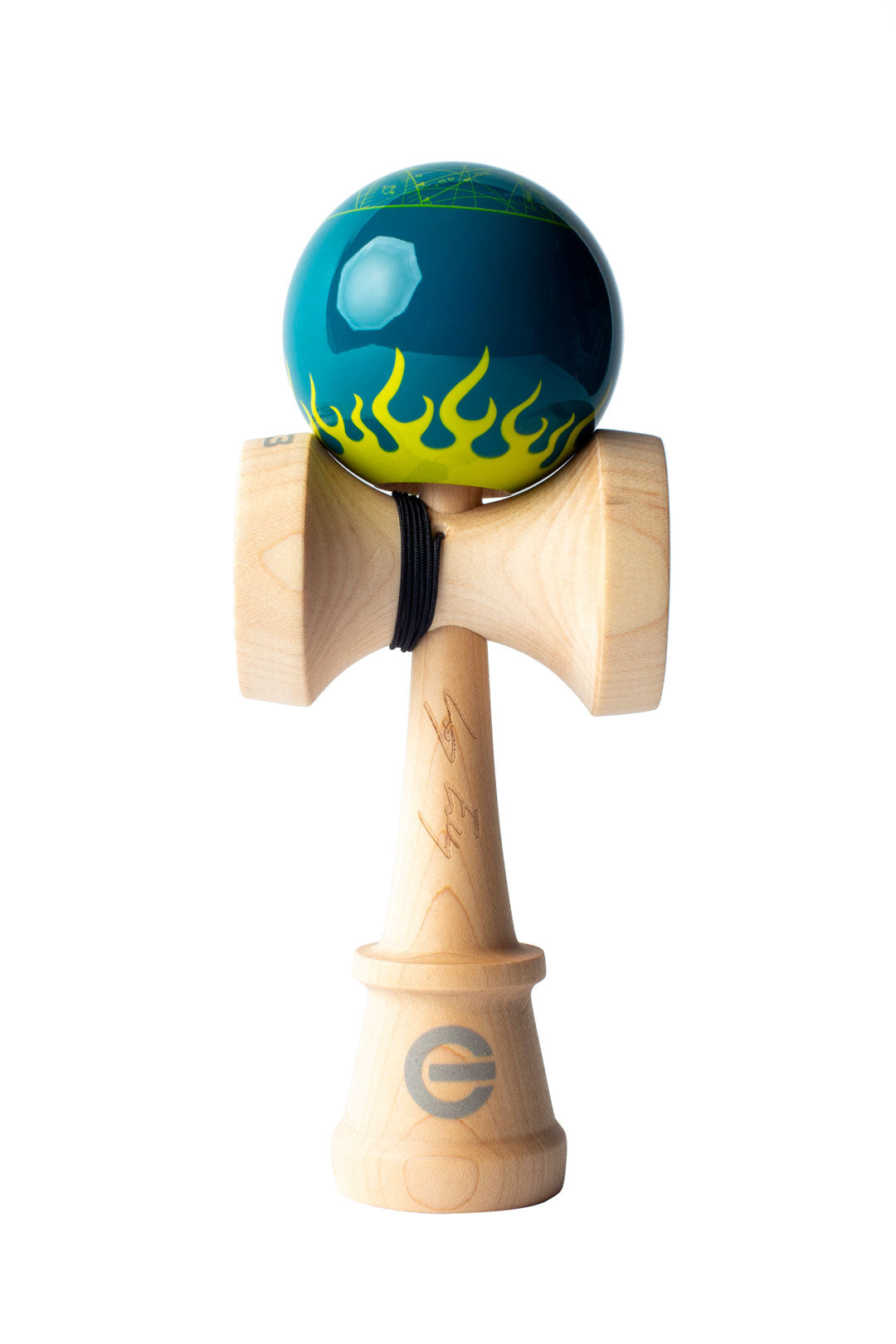 Kendama Pro „Inferno Flames” – Energie, Stil și Trick-uri la Nivel Maxim 🔥