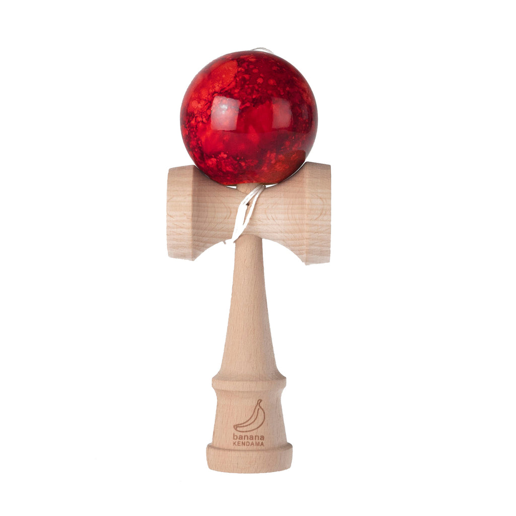 🍒 Kendama Banana – Model Clasic cu Design Red Lava