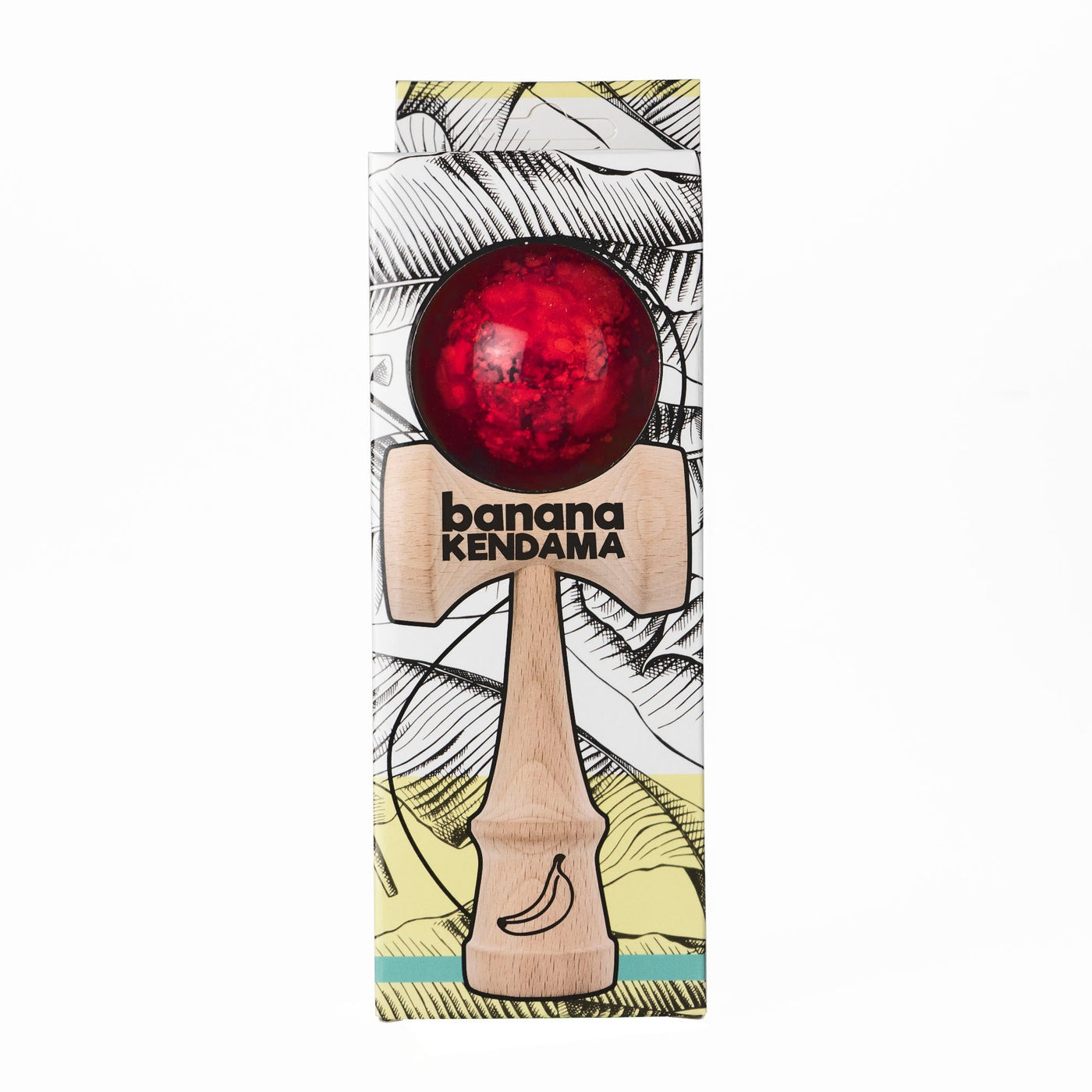 🍒 Kendama Banana – Model Clasic cu Design Red Lava