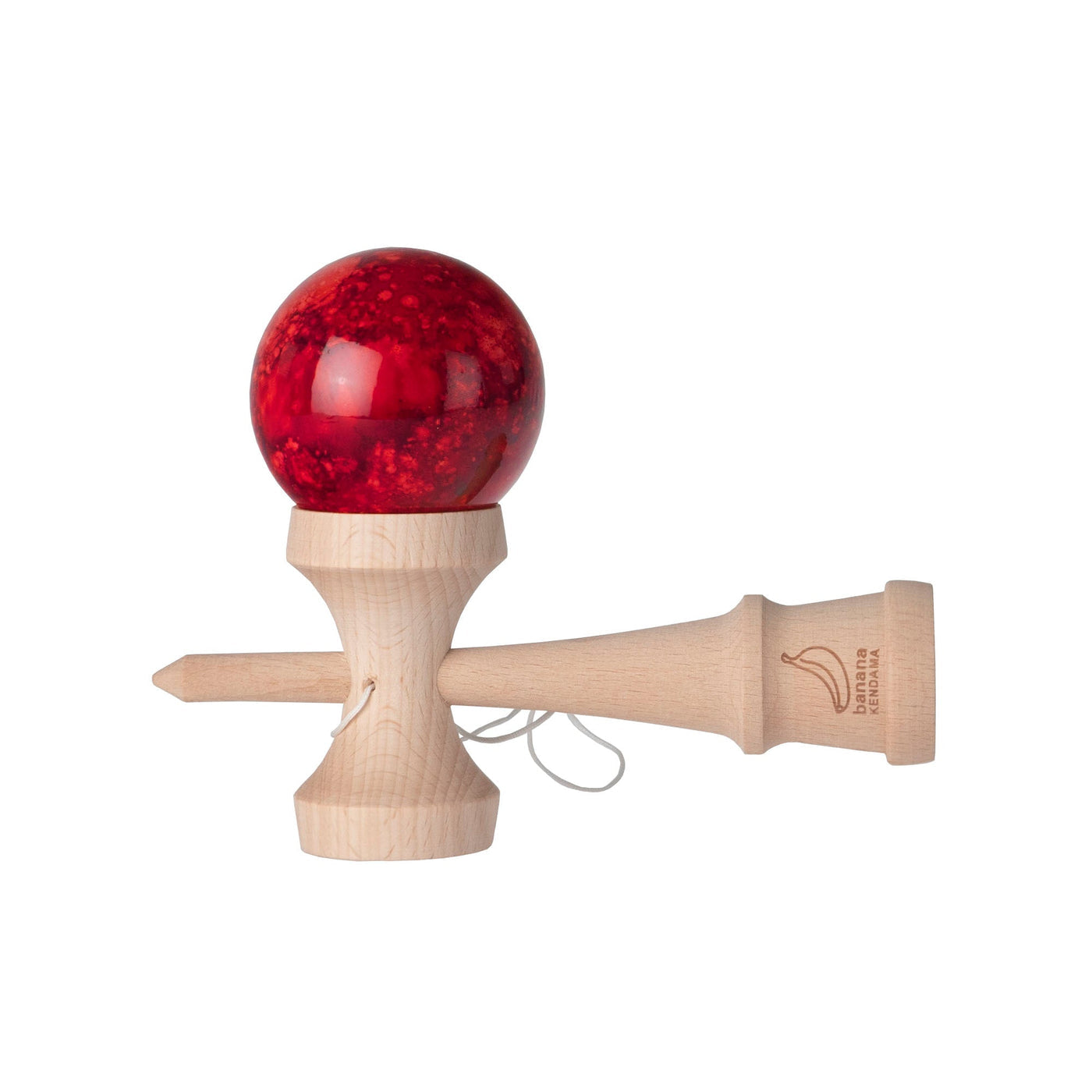 🍒 Kendama Banana – Model Clasic cu Design Red Lava