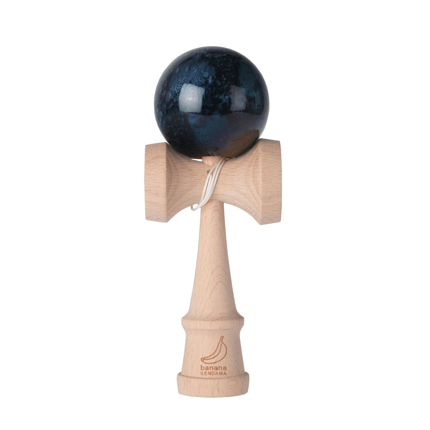 🔵 Kendama Banana – Model Clasic cu Bilă Albastră (Blue Ice Edition)