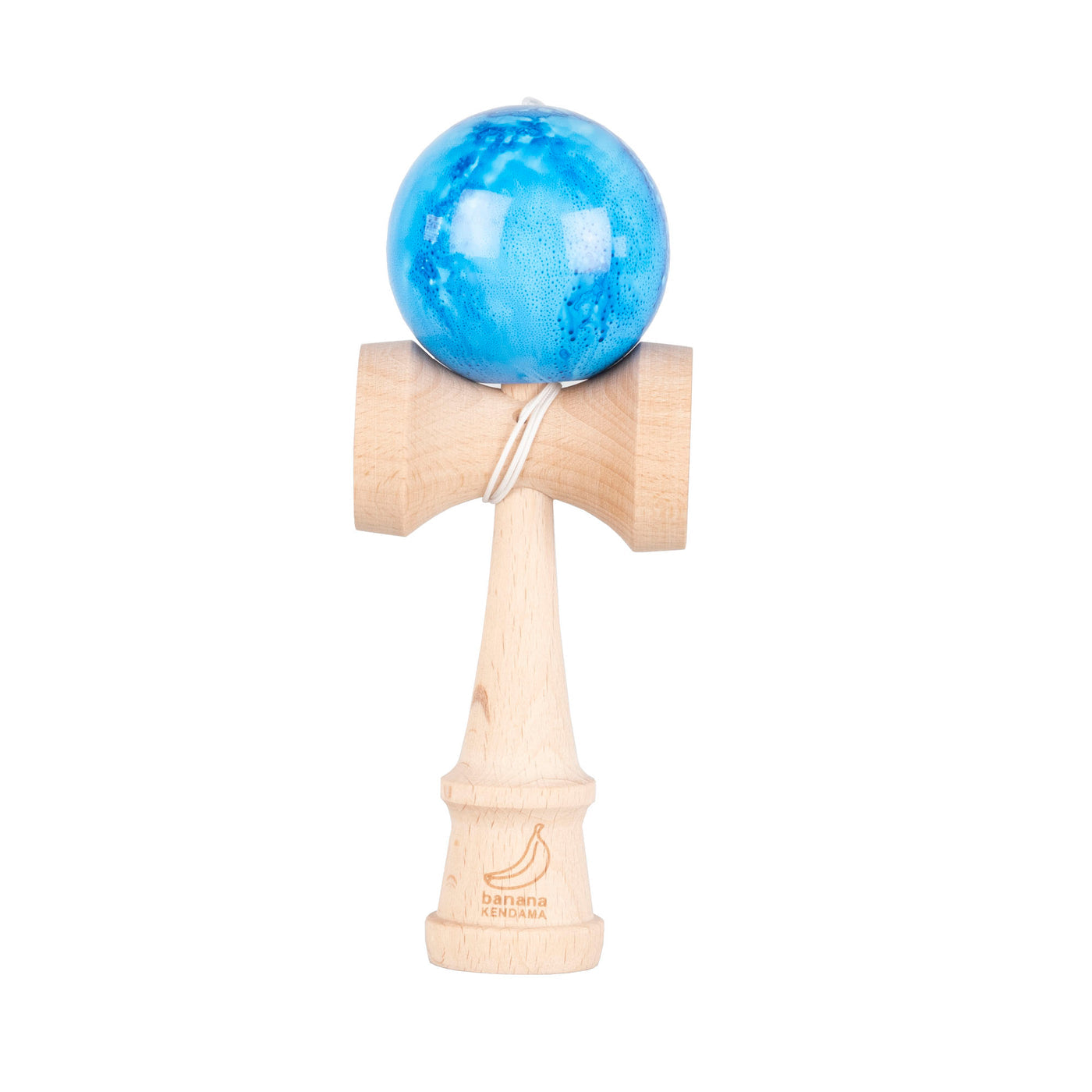 🔹 Kendama Banana – Model Clasic cu Bilă Albastru Deschis (Sky Blue Edition)