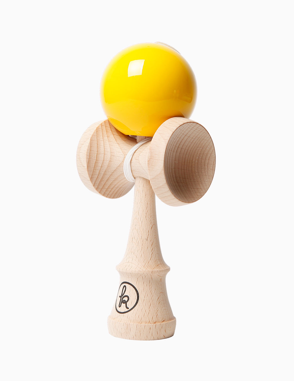 🟡 Kendama Clasică cu Bilă Galbenă – Energie și Distracție Luminoasă 🟡
