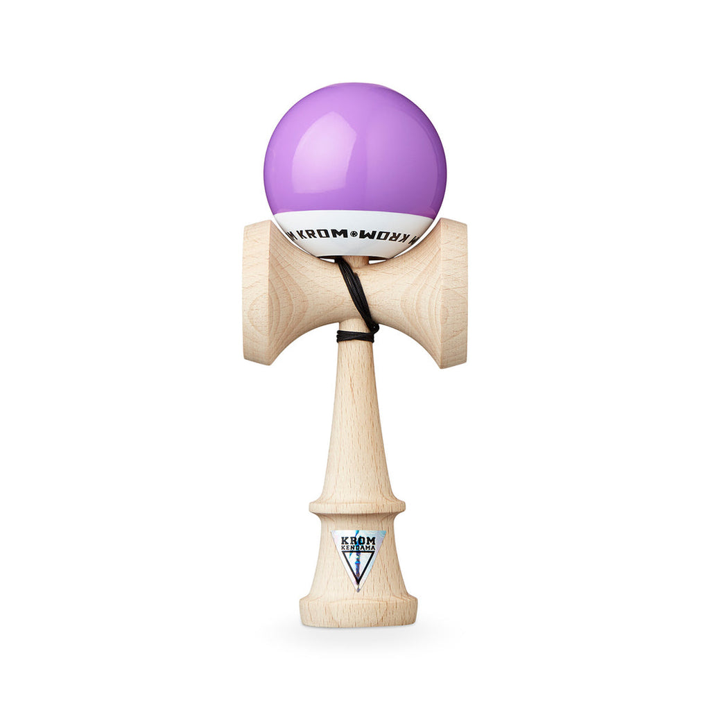 Kendama KROM POP LOL LAVENDER – Originală, din lemn de calitate