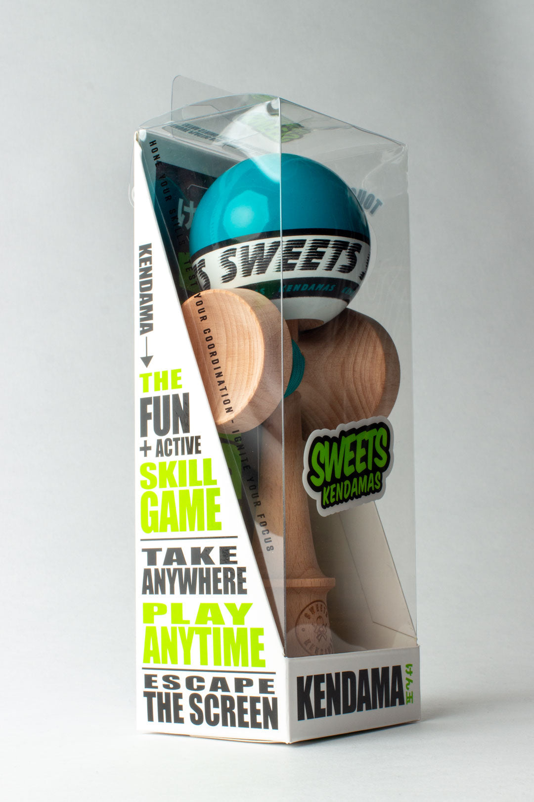 🎯 Kendama Sweets Starter – Teal | Perfectă pentru trick-uri și distracție