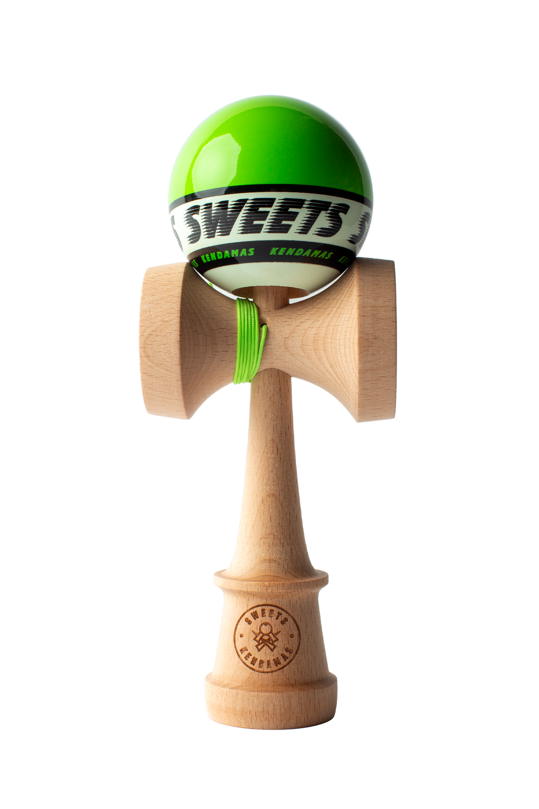 🎯 Kendama Sweets Starter – Green | Distracție, echilibru și stil