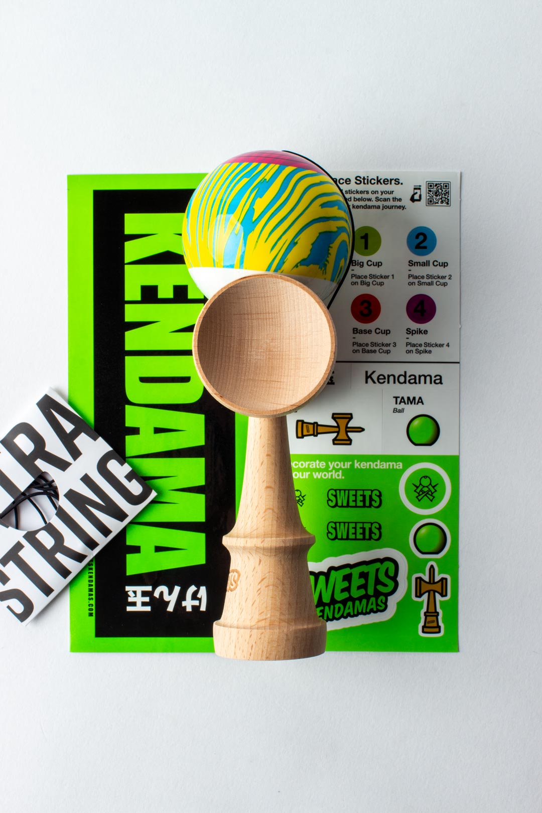 🎯 Kendama Sweets Grain Split – CMYK | Design unic, control maxim