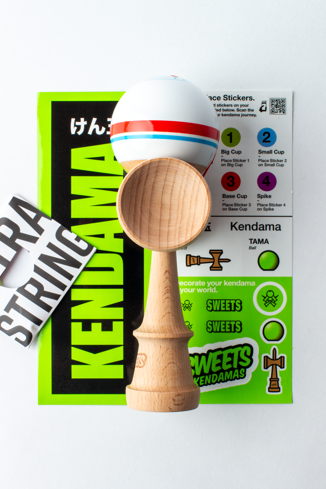 🎯 Kendama Sweets Sport Stripe – Racer | Trackability la cel mai înalt nivel